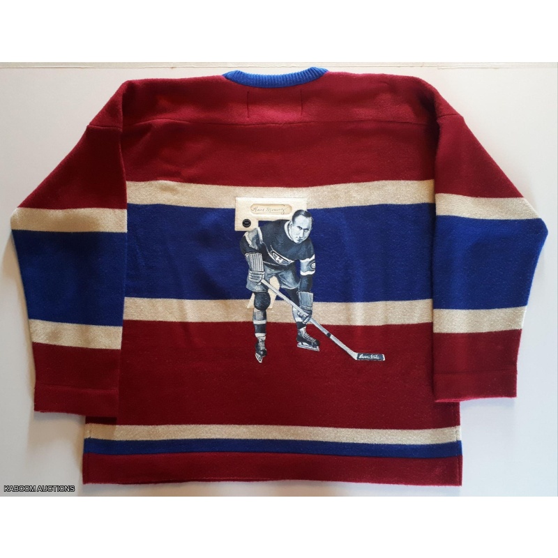 montreal canadiens vintage wool jersey