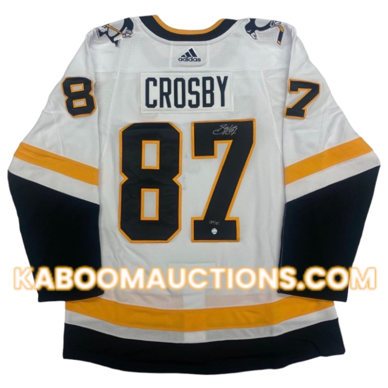 Sidney CROSBY Signed Pittsburgh Penguins Reverse Retro LTD Pro Adidas Jersey