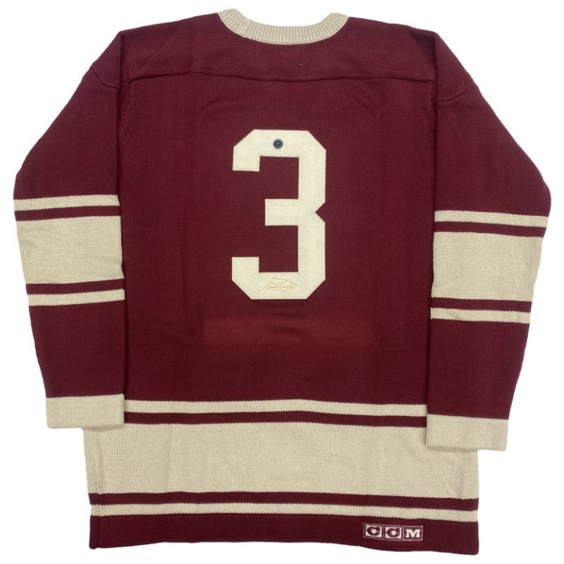 "The Big Train" Lionel Conacher (deceased 1954) Signed Montreal Maroons Vintage Wool 1930's Model Jersey