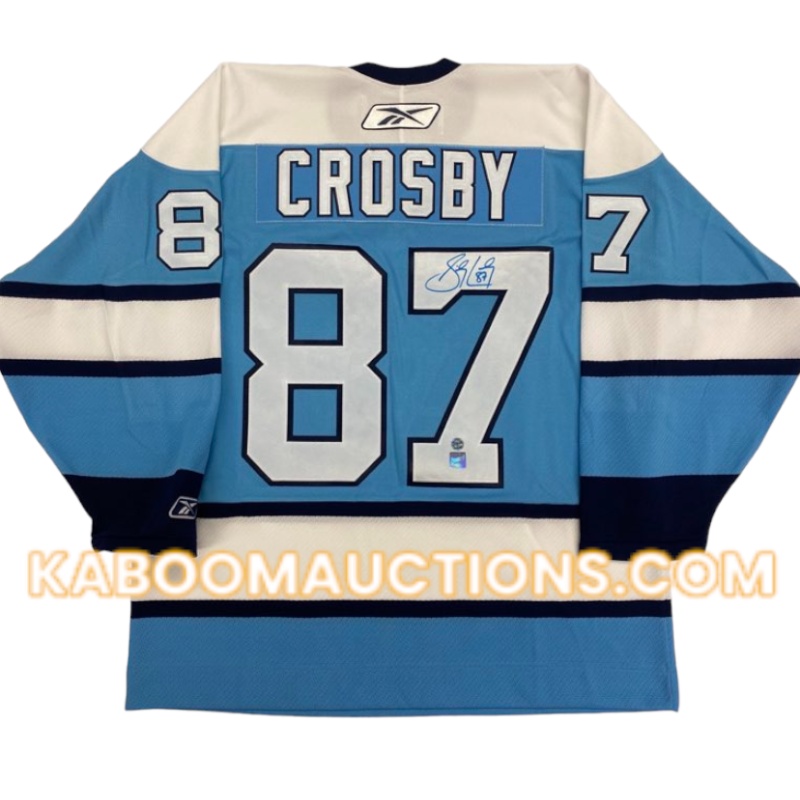 Sidney CROSBY Signed Pittsburgh Penguins 2008 Winter Classic Jersey