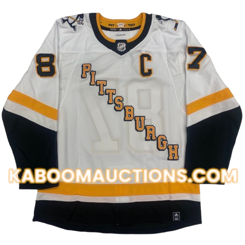 Sidney CROSBY Signed Pittsburgh Penguins Reverse Retro LTD Pro Adidas Jersey