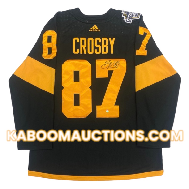 Sidney CROSBY Signed Pittsburgh Penguins 2019 Stadium Series Pro Adidas Jersey