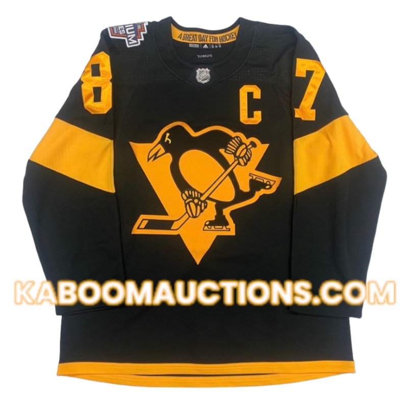 Sidney CROSBY Signed Pittsburgh Penguins 2019 Stadium Series Pro Adidas Jersey