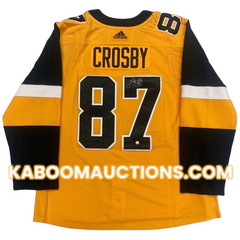 Sidney CROSBY Signed Pittsburgh Penguins 3rd Model Pro Adidas Jersey