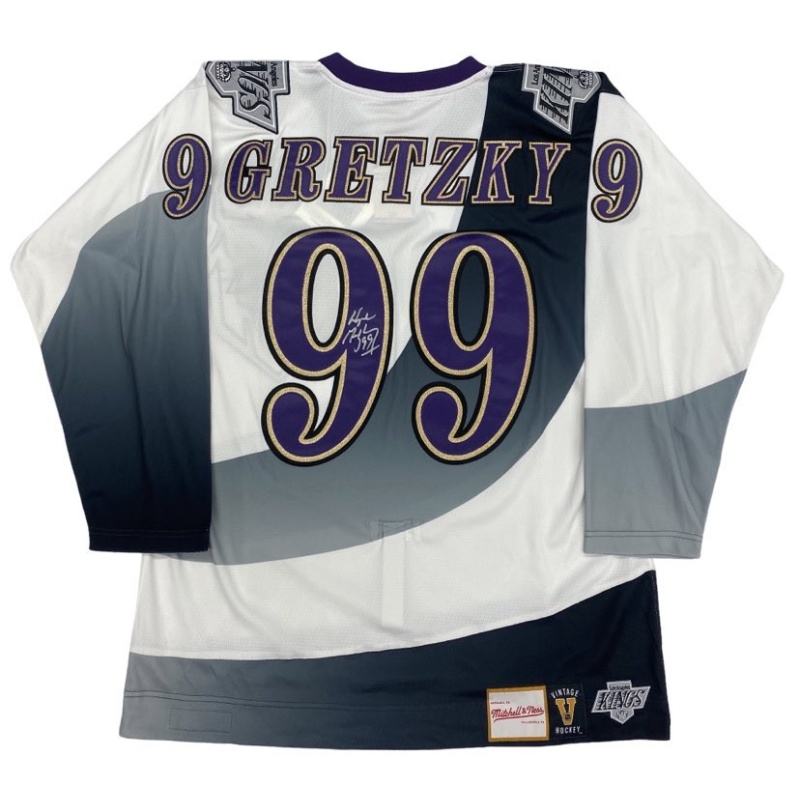 Wayne GRETZKY Signed Los Angeles Kings Burger King Jersey *UPPER DECK*