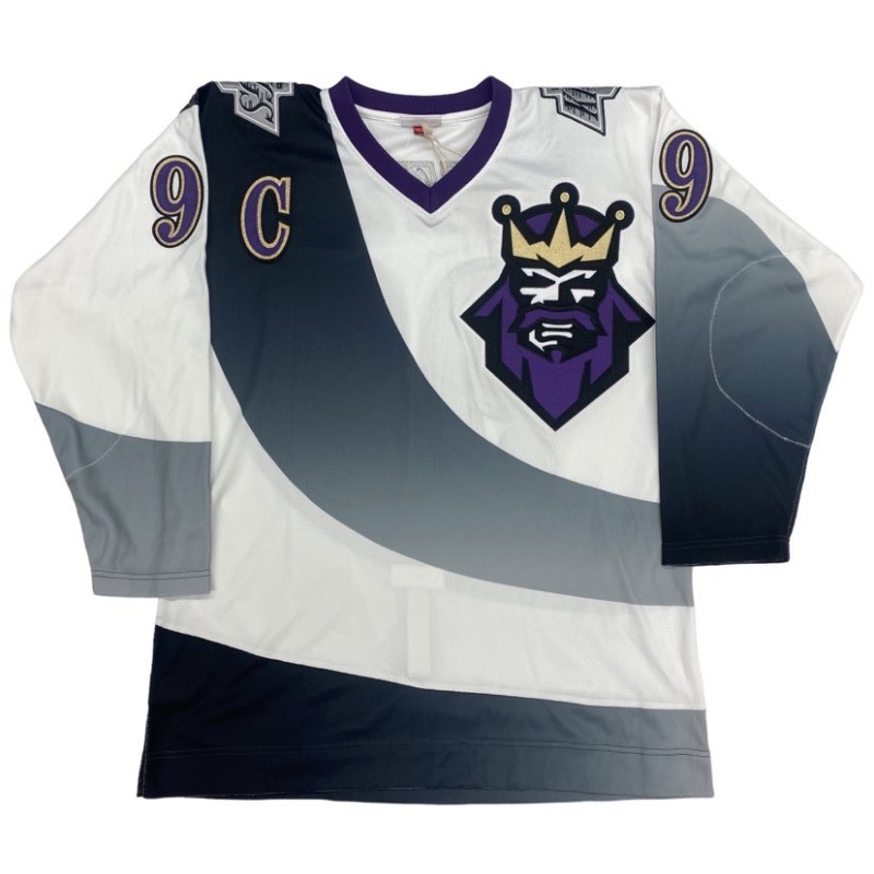 Wayne GRETZKY Signed Los Angeles Kings Burger King Jersey *UPPER DECK*