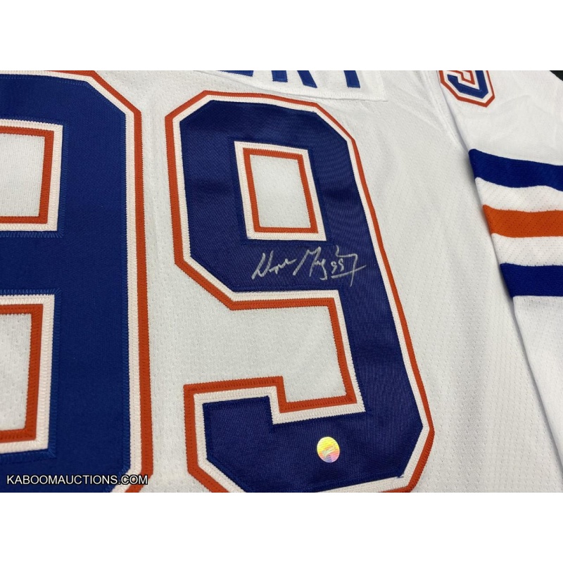 Wayne GRETZKY Signed Edmonton Oilers White Jersey