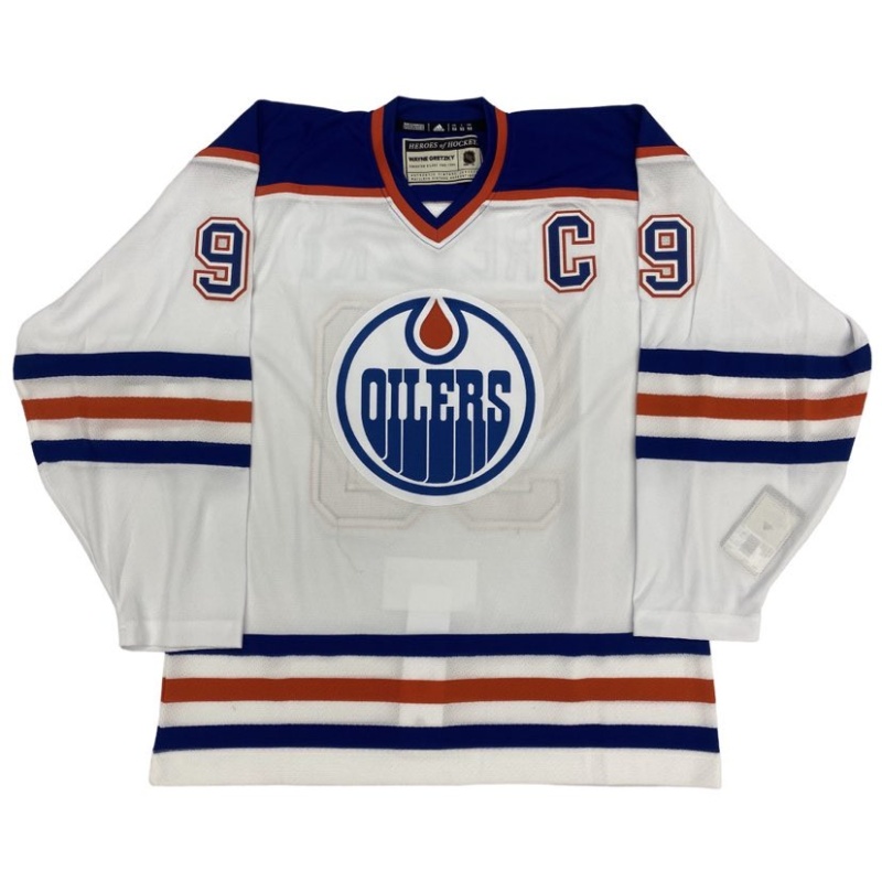 Wayne GRETZKY Signed Edmonton Oilers White Jersey