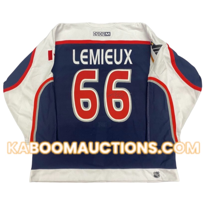 Mario LEMIEUX Signed 2001 NHL All-Star Pro CCM Jersey *RARE*