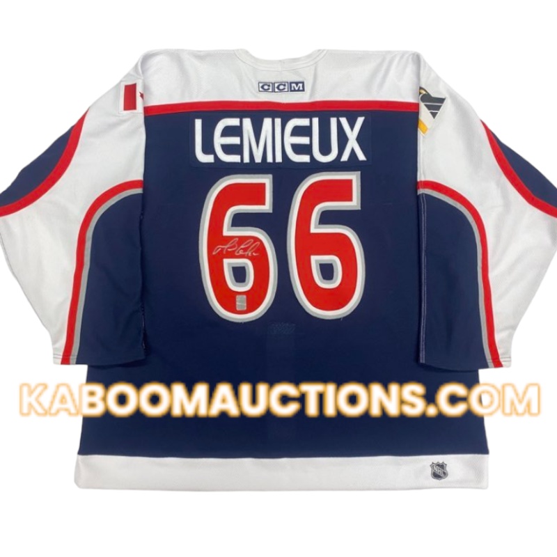 Mario LEMIEUX Signed 2001 NHL All-Star Pro CCM Jersey *RARE*