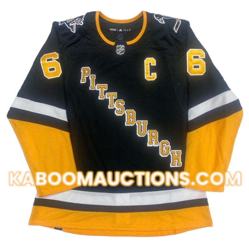 Mario LEMIEUX Signed Pittsburgh Penguins "5X CUP CHAMPS Pro Adidas Jersey *RARE*