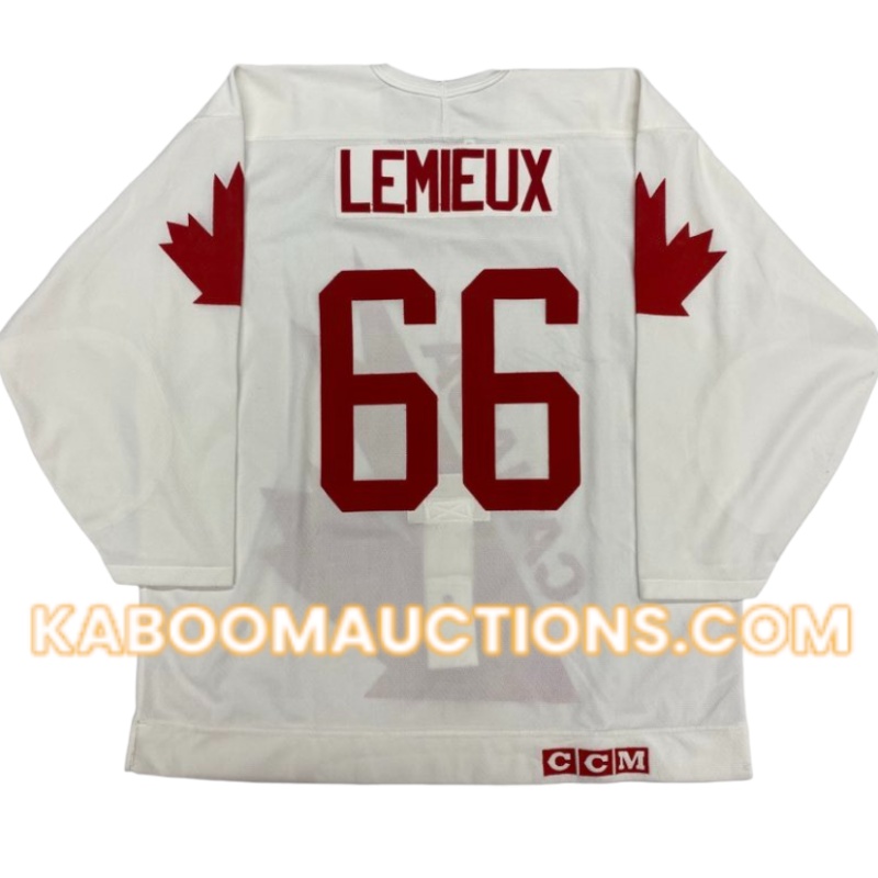 Mario LEMIEUX Signed 1987 Team Canada Nike Pro Jersey *RARE*