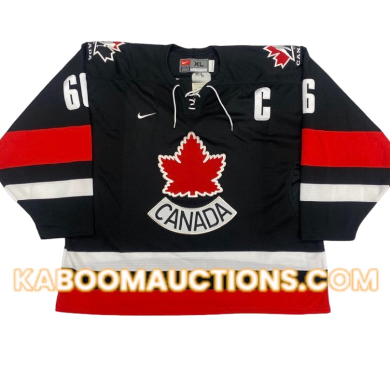 Mario LEMIEUX Signed Team Canada World Cup 2004 Black Nike Jersey *RARE*