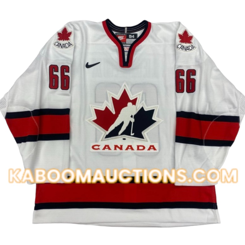 Mario LEMIEUX Signed Team Canada 2002 Olympic Pro Nike WhiteJersey *VERY RARE!*