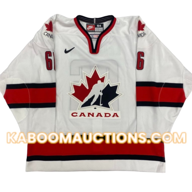 Mario LEMIEUX Signed Team Canada 2002 Olympic Pro Nike WhiteJersey *VERY RARE!*