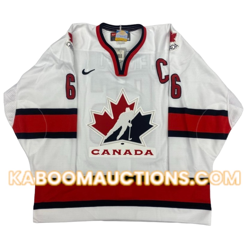 Mario LEMIEUX Signed Team Canada 2002 Olympic Pro Nike WhiteJersey *VERY RARE!*