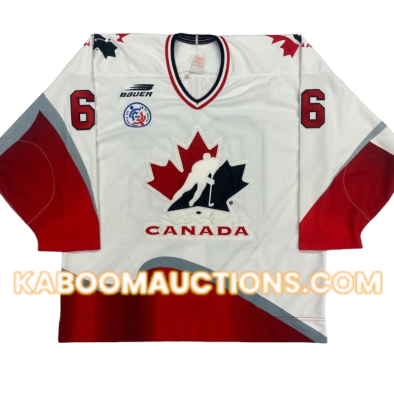 Mario LEMIEUX Signed 1996 Team Canada Bauer Pro Jersey *RARE*