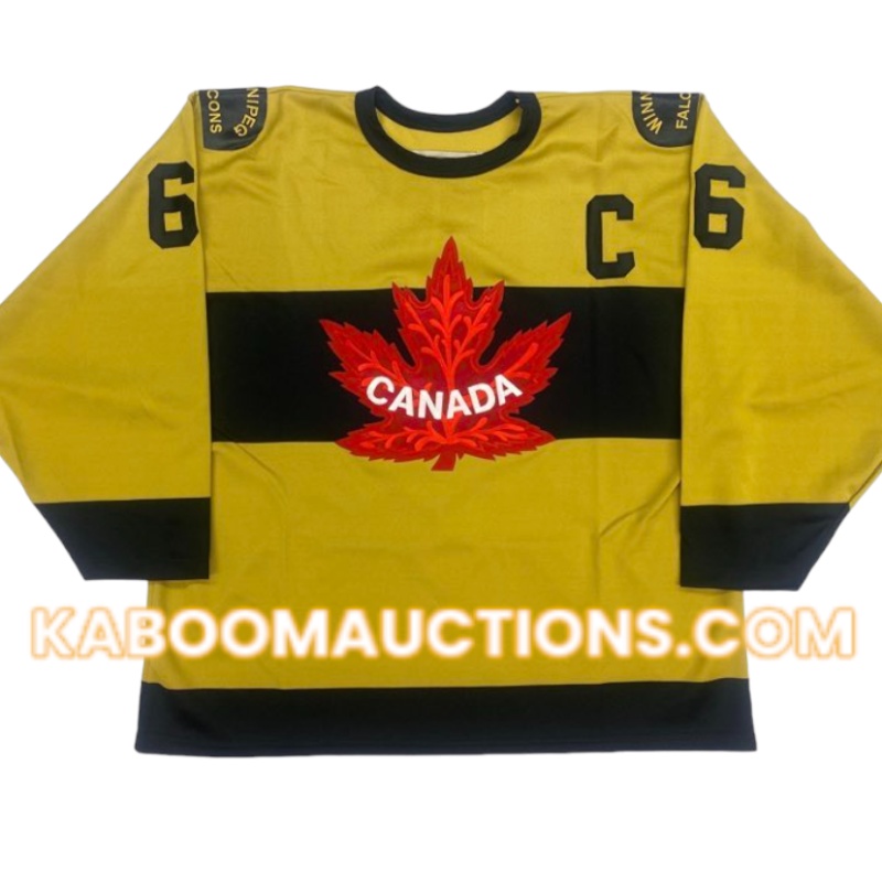 VERY RARE Mario LEMIEUX Signed Team Canada Falcons Nike World Cup Jersey