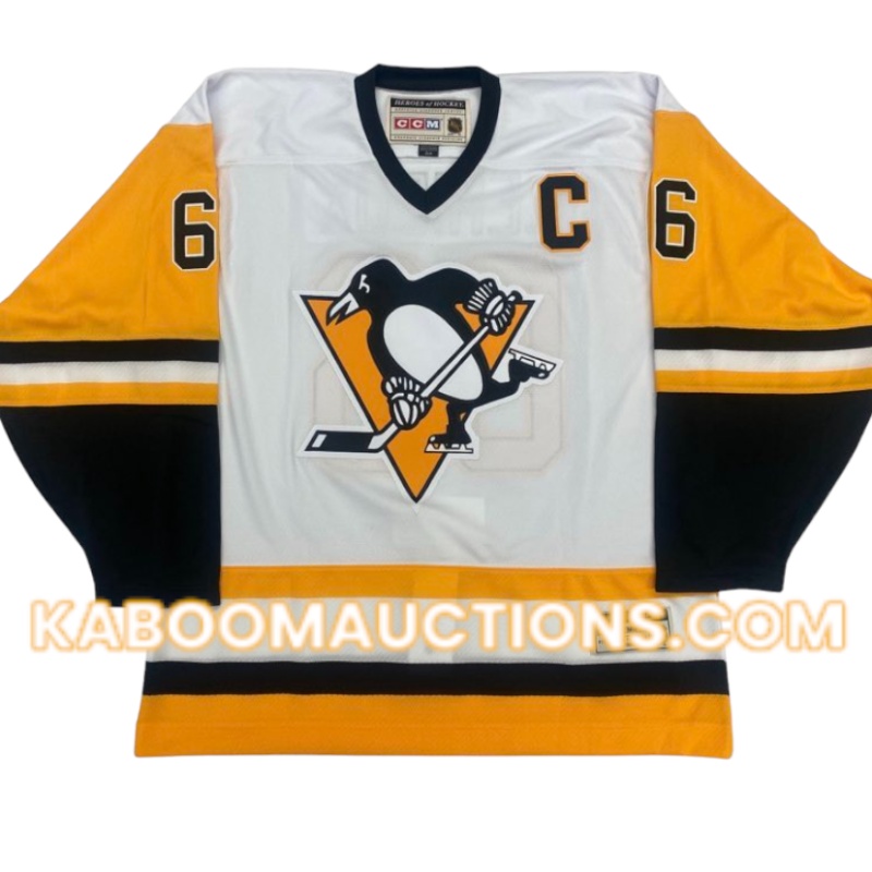 Mario LEMIEUX Signed Pittsburgh Penguins "Hart 88-93-96" CCM Pro Jersey *RARE*