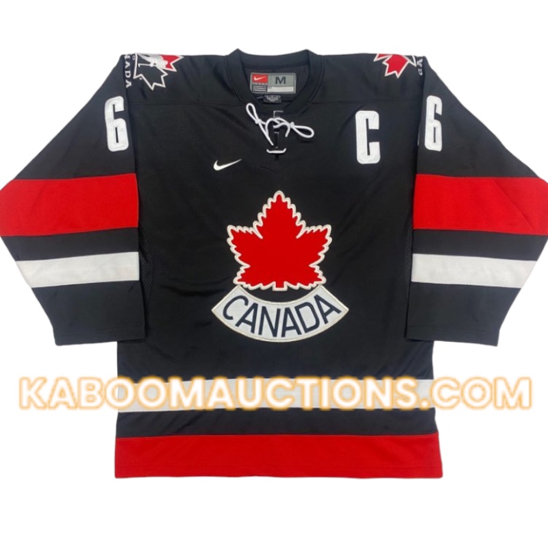 Mario LEMIEUX Signed Team Canada 2002 HAND PAINTED 1/1 Vintage Nike Jersey