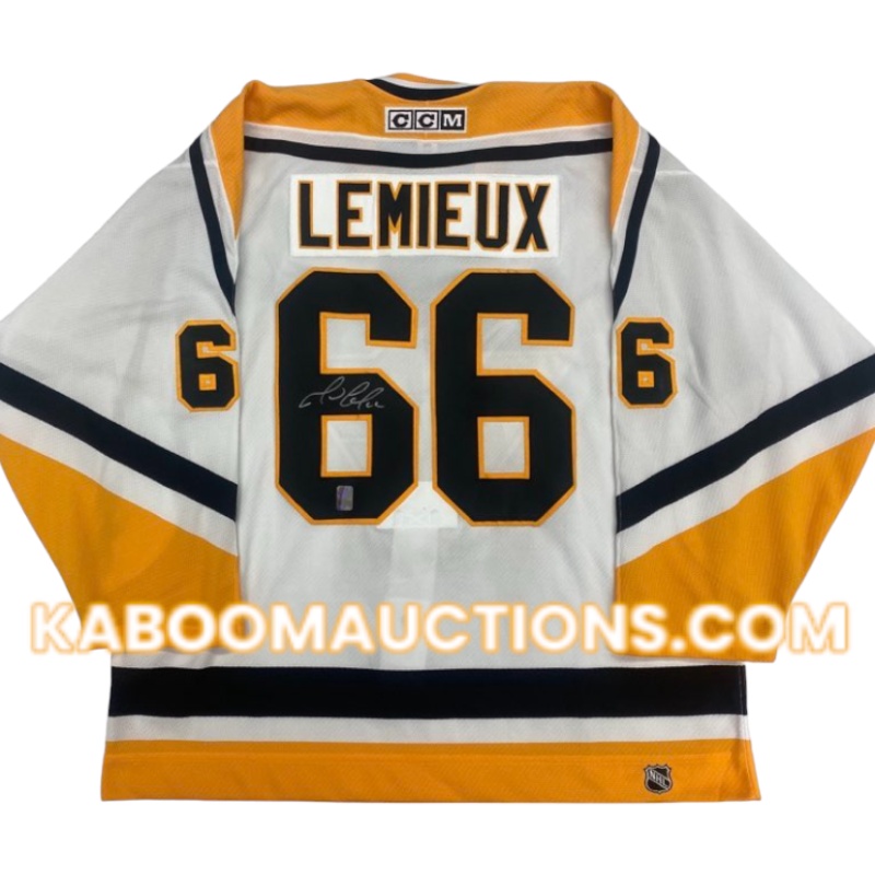 Mario LEMIEUX Signed Pittsburgh Penguins CCM Pro Model Jersey WGA *RARE*