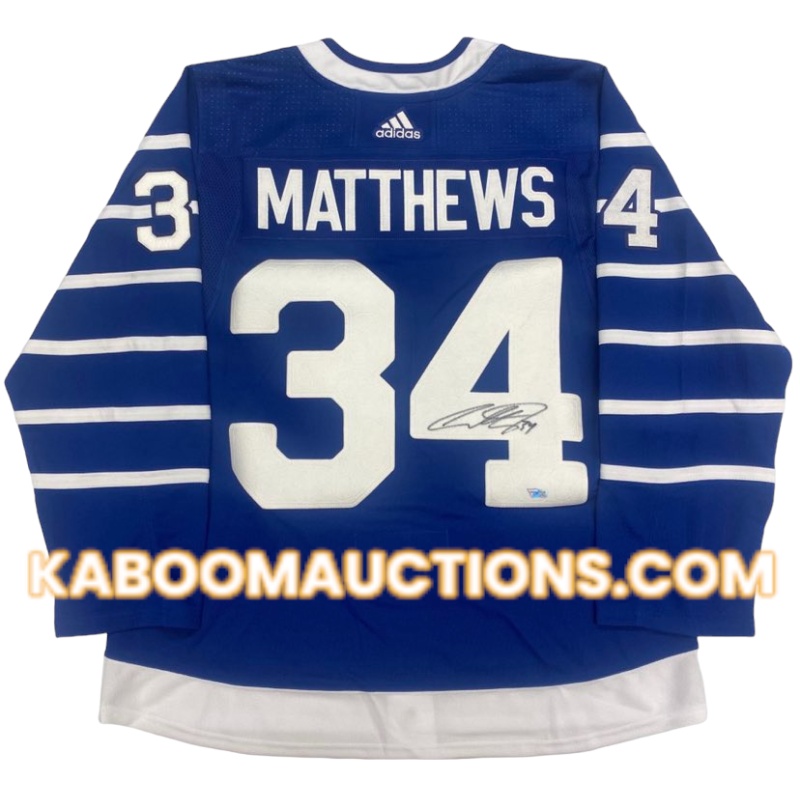 Auston MATTHEWS Signed Toronto Arenas Pro Adidas Jersey