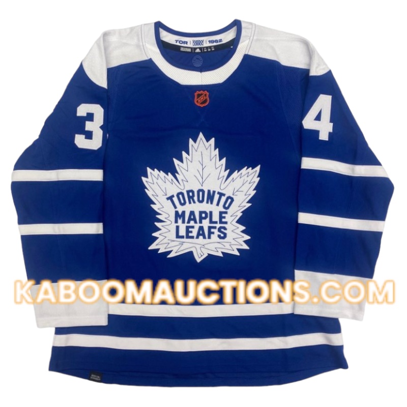 Auston MATTHEWS Signed Toronto Maple Leafs Pro Adidas Reverse Retro 2.0 Jersey