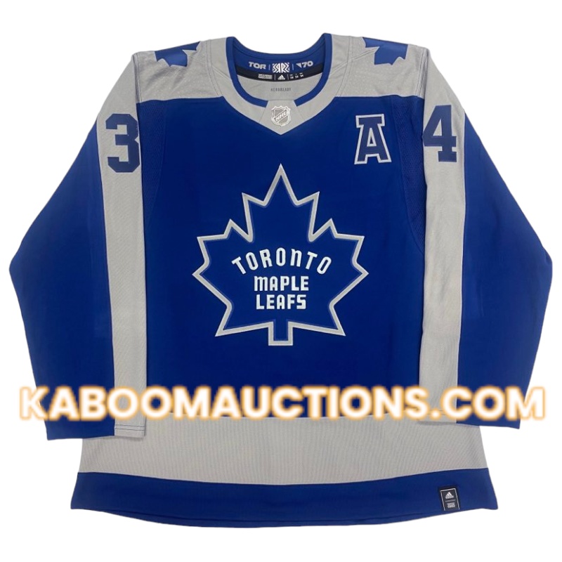 Auston MATTHEWS Signed Toronto Maple Leafs Pro Adidas Reverse Retro Jersey