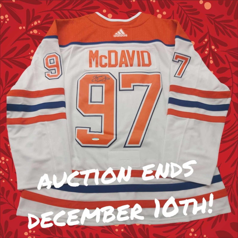 Connor MCDAVID Signed Edmonton Oilers Brand New Adidas sz56 Reverse Retro Jersey