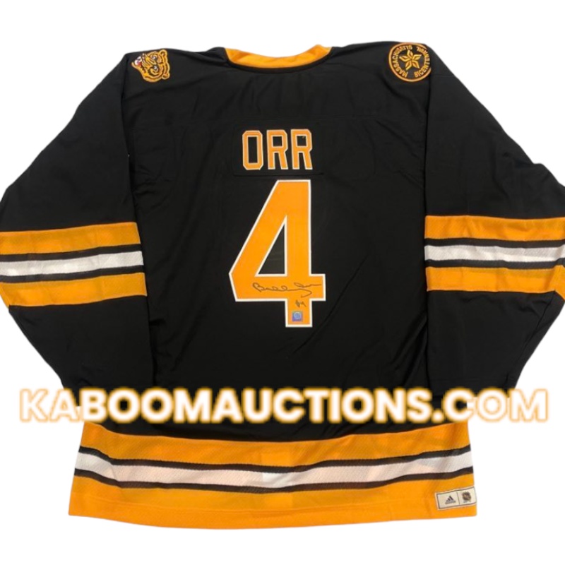 Bobby Orr Boston Bruins Signed Boston Bruins Black Jersey