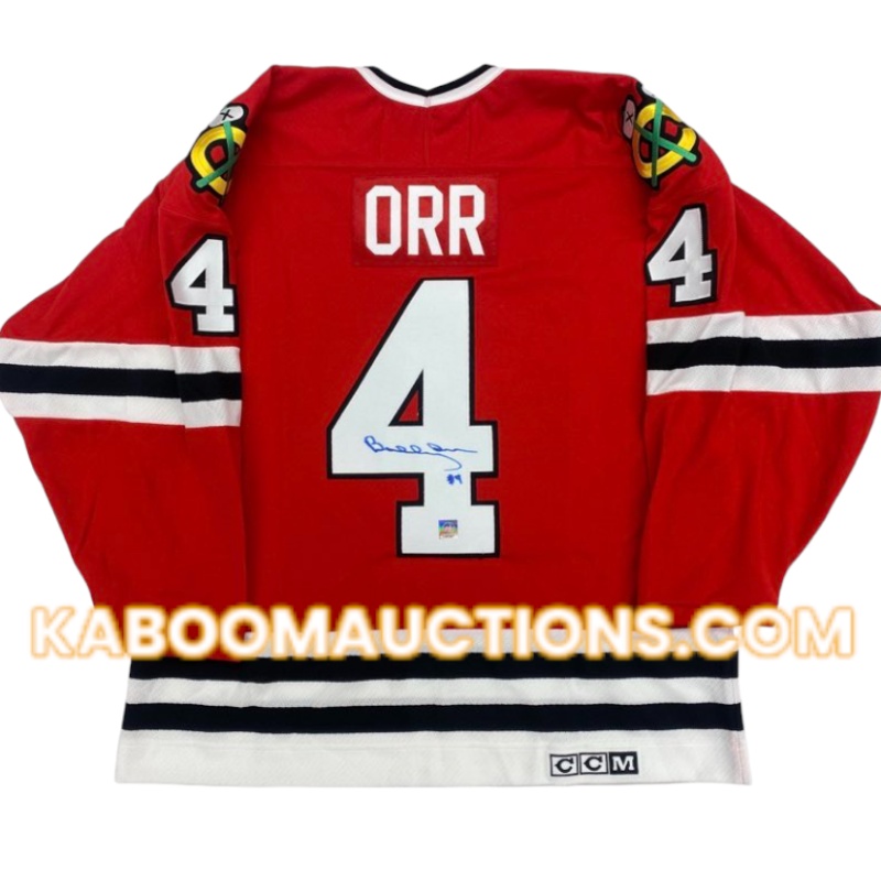 Bobby Orr Signed Chicago Blackhawks Vintage CCM Red Jersey