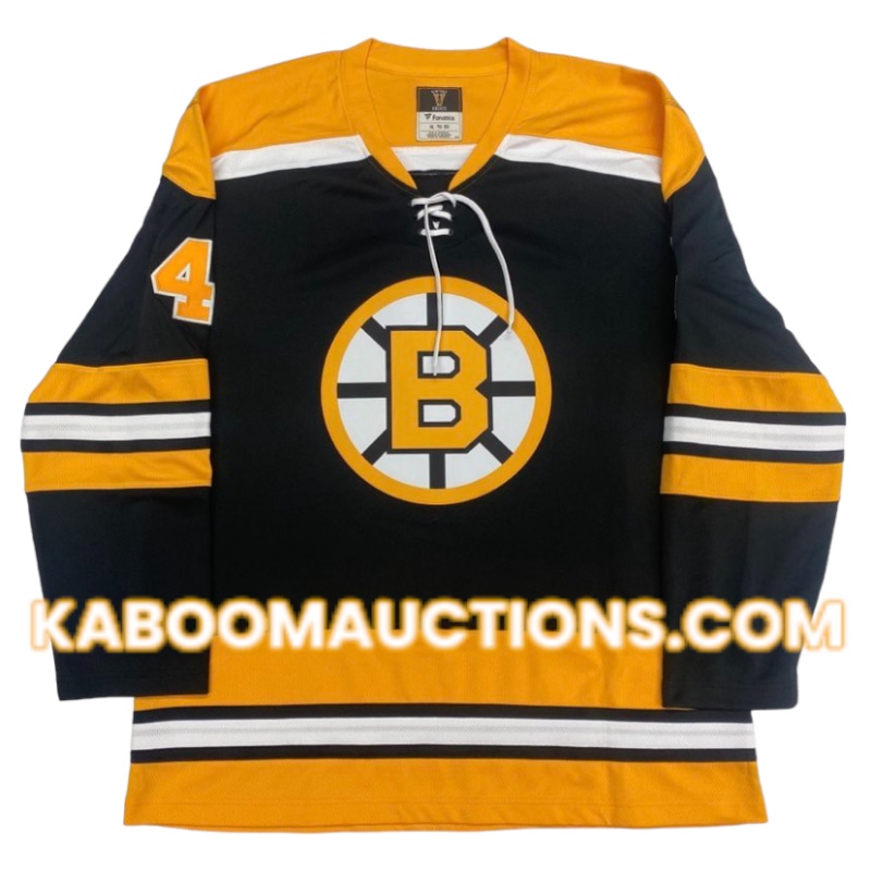 Bobby ORR Signed Boston Bruins HAND PAINTED "Rookie" 1/1 Black Jersey