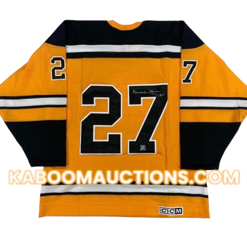 Bobby Orr Boston Bruins Signed 1st Exhibition Game Vintage CCM Jersey