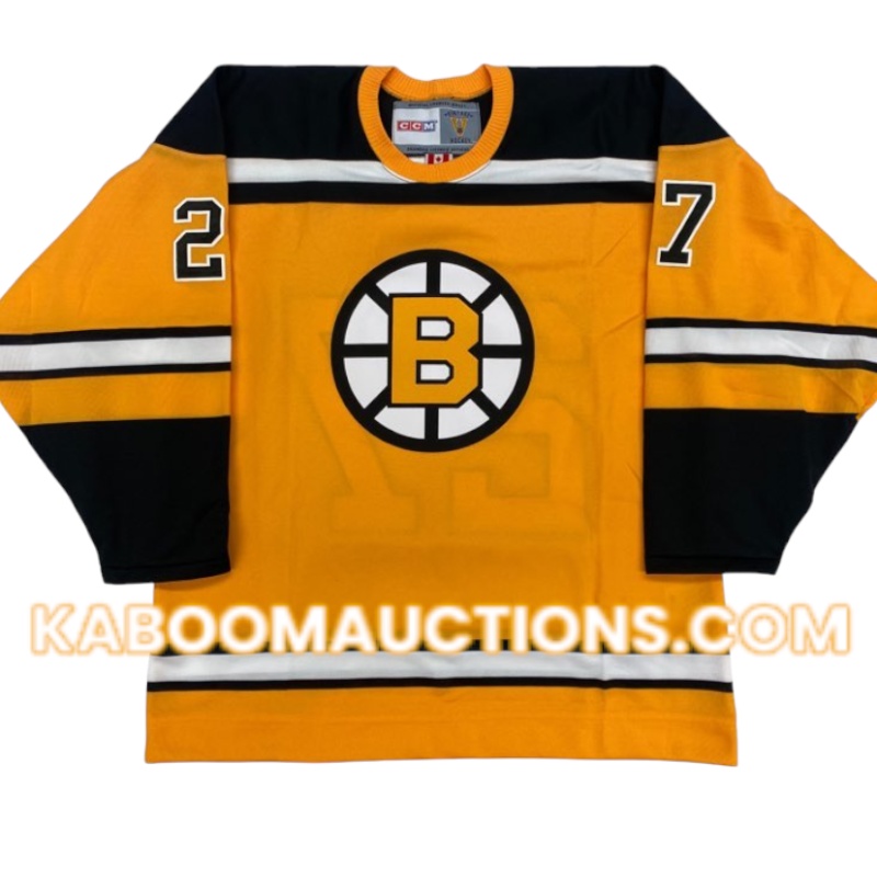 Bobby Orr Boston Bruins Signed 1st Exhibition Game Vintage CCM Jersey